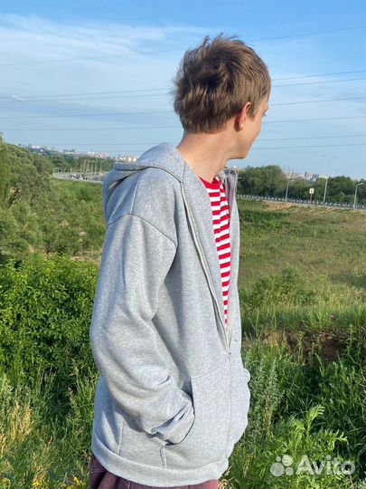 Зип худи оверсайз