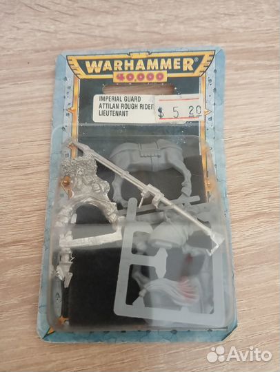 Imperial guards attilan R.rider lieutenant WH40k