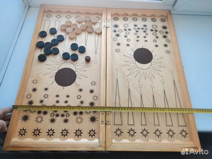 Нарды, дерево все, винтаж