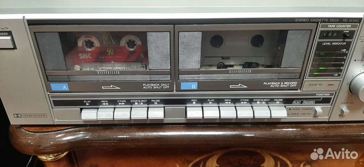 Кассетная дека sanyo