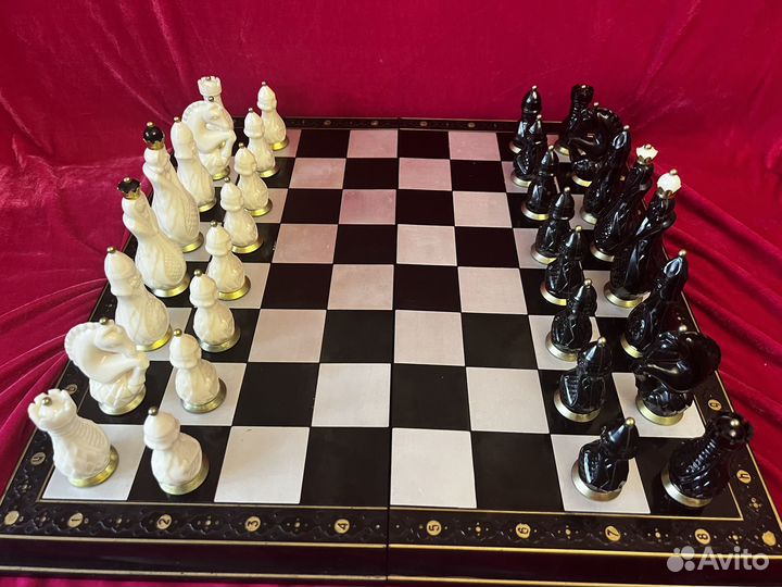 Шахматы карболит сибирский сувенир СССР