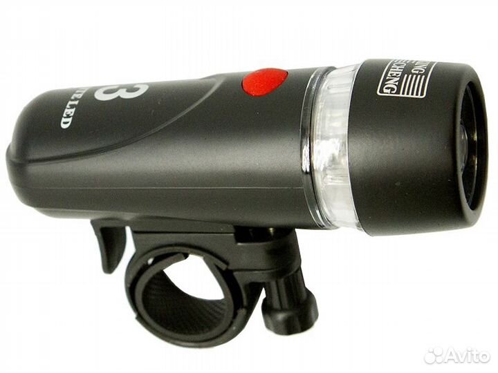 Фара передняя XC-735A водостойкая, 3 диода