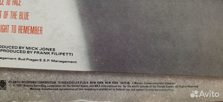 Foreigner - Inside Information (1988)