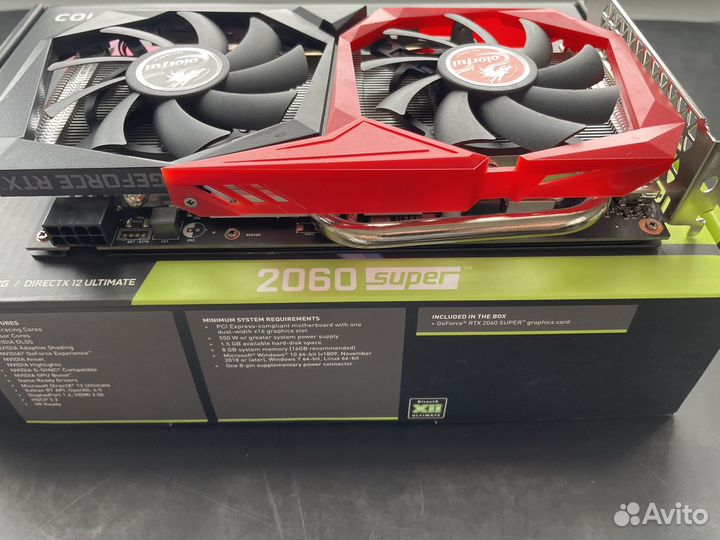 Видеокарта rtx 2060 super