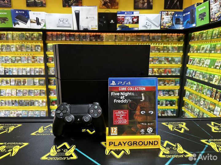 PS4 500GB 1208A + Five Nights Freddy's