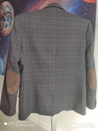 Пиджак школьный тёмно-синий 158