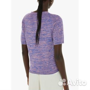 Кардиган с короткими рукавами Whistles, синий/муль