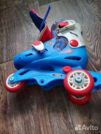 Роликовые коньки детские с защитой