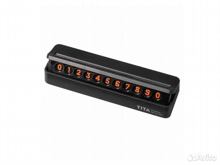 Табличка для номера телефона Xiaomi tita Black