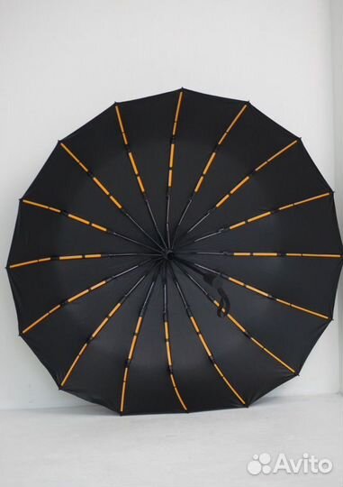 Зонт автомат антиветер 16 спиц, мужской и женский