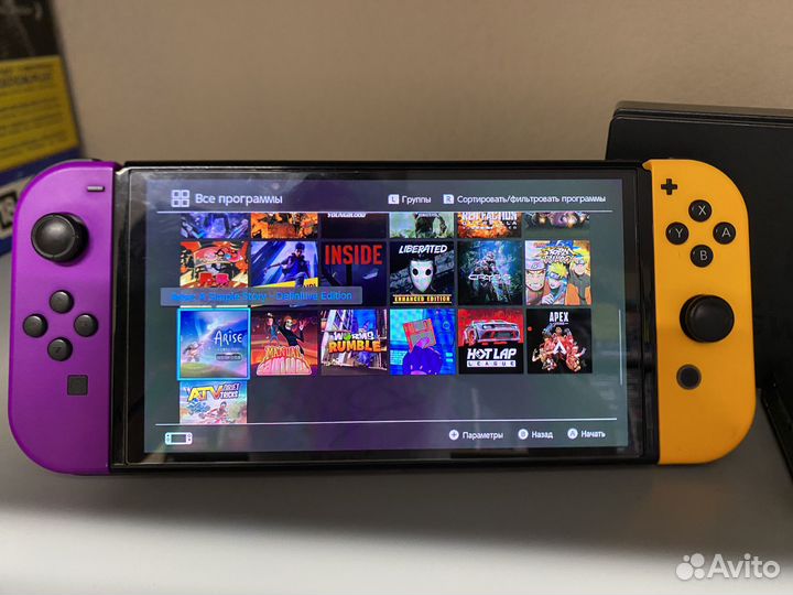 Nintendo switch Oled 64GB + 128GB + 70 Игр