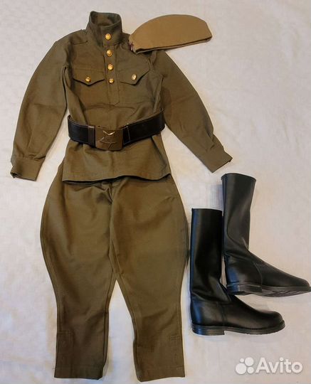 Костюмы солдата на мальчика и девочку Аренда