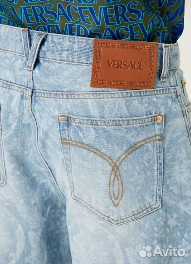 Шорты джинсовые Versace под заказ