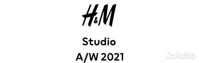 Крутая белая Рубашка H&M studio AW 2021 лимитка