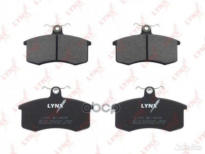 Колодки тормозные дисковые BD-4605 lynxauto