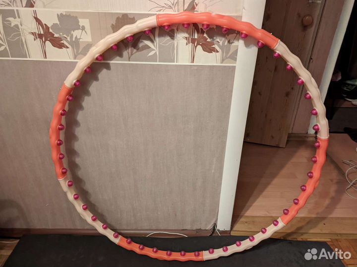 Массажный обруч хулахуп для талии с магнитами