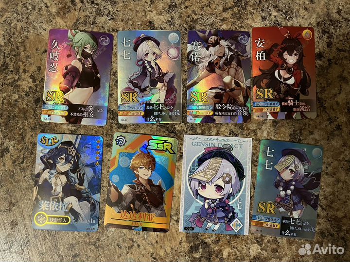 Genshin impact карточки