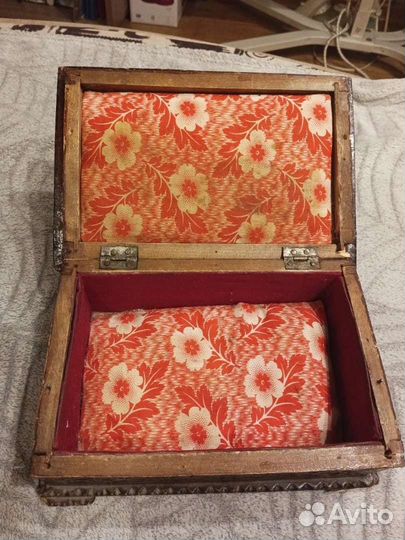 Деревянная шкатулка, старинная