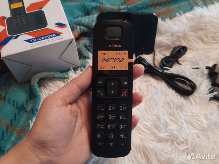 Радиотелефон texet dx d6605a новый