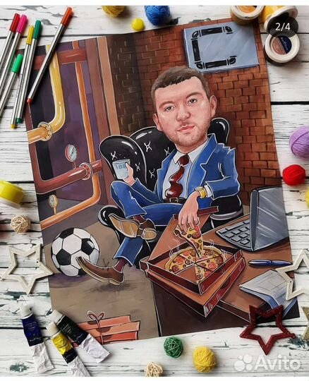 Шарж / портрет по фото