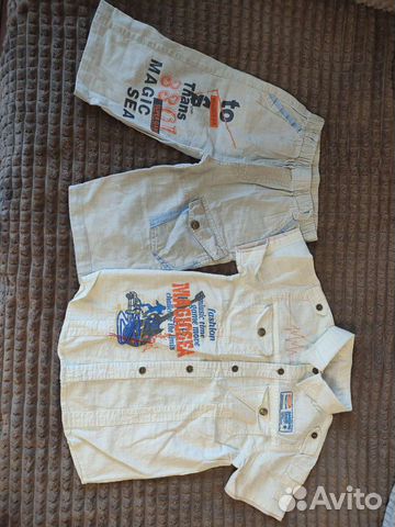 Комплект рубашка и шорты