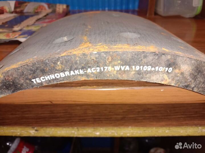 Тормозные накладки technobrake AC2175-WVA 19109
