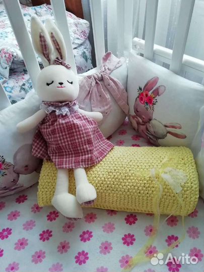 Плед в детскую кроватку или коляску