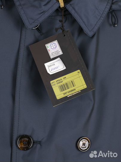 Moorer новый тренч плащ ветровка arqua / 52