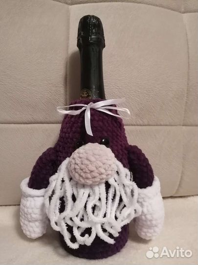 Гном на бутылку шампанского)