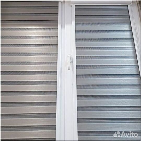 Шторы рулонные Зебра/Доставка