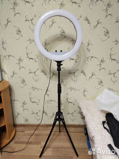 Кольцевая лампа со штативом 45 см