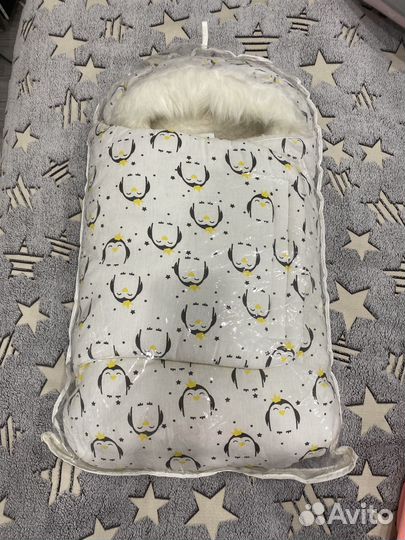 Зимний конверт в коляску
