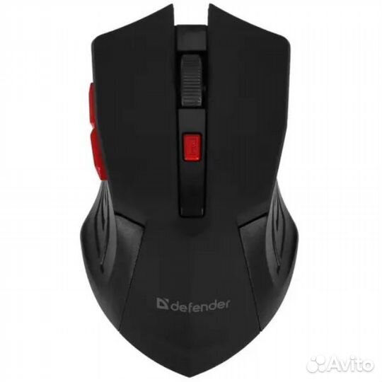 Мышь беспроводная Defender Accura MM-275 красный,6