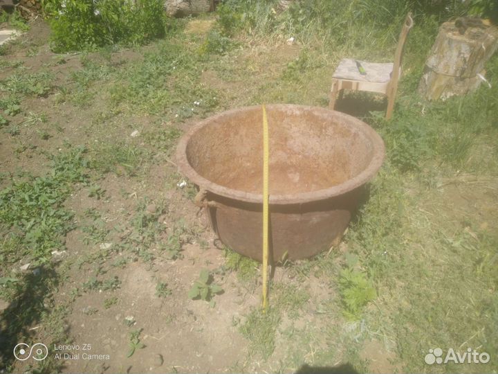 Банный чан чугунный бу