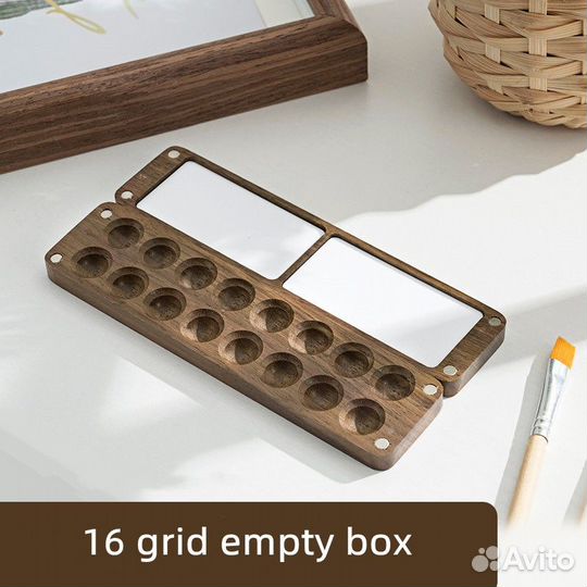 Новая Деревянная палитра пенал для акварели