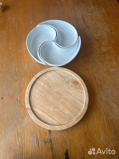 Менажница фарфор