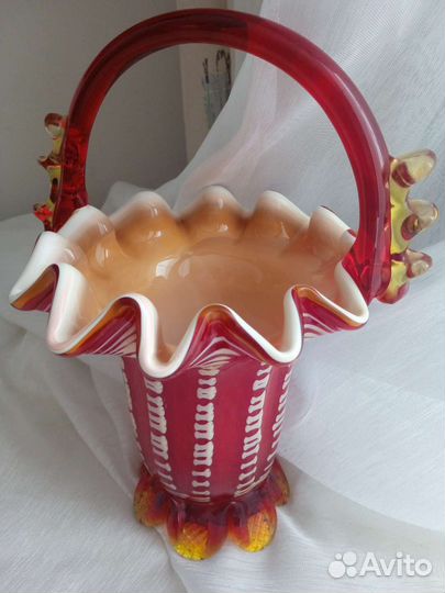 Ваза-корзинка декоративная СССР