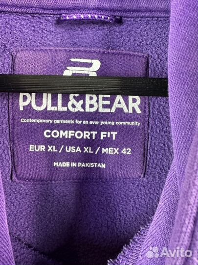 Кофта унисекс на флисе pull&bear XL