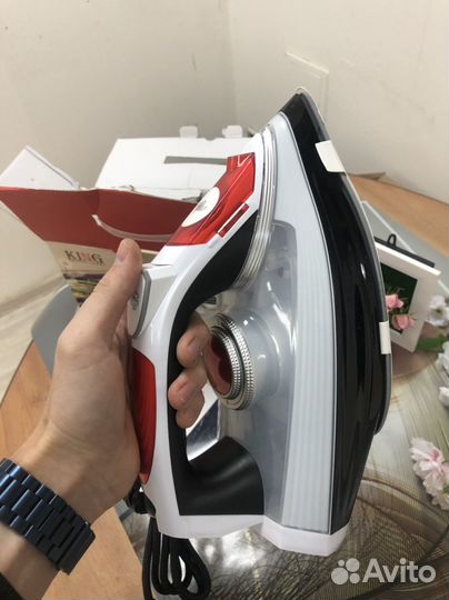 Новый утюг king со склада мятые коробки