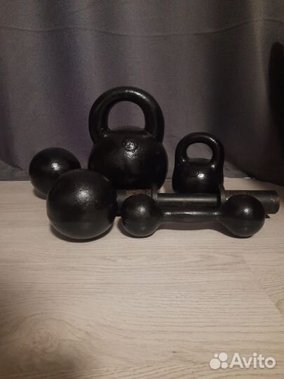 Гиря 32кг Гиря 8кг Гантель 16кг, Гриф