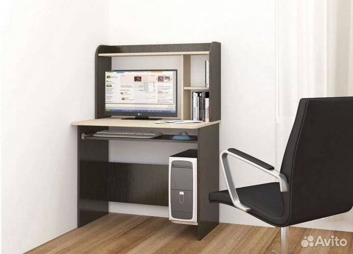 Стол Компьютерный Грета-2 Новый дуб/венге Со Склад