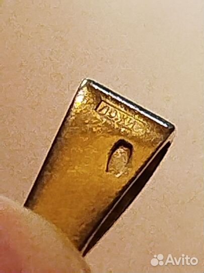 Кулон крест объёмный