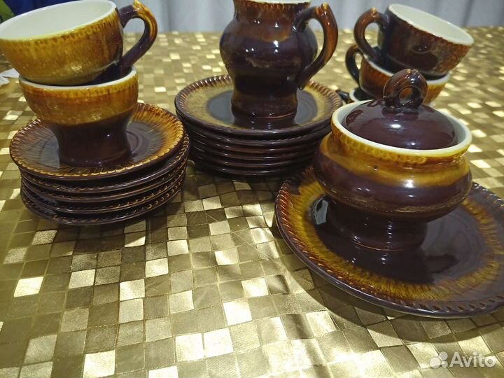 Кофейный/чайный сервиз зик Конаково СССР
