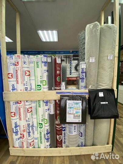 Геотекстиль, ветрозащита, пароизоляция