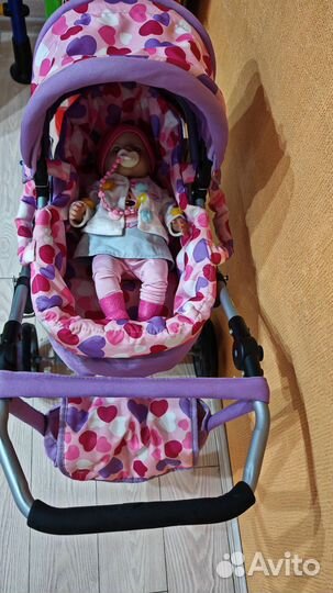 Коляска для кукол большая