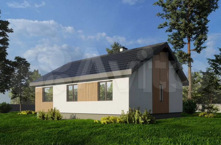 Дом 84 м² на участке 6 сот.