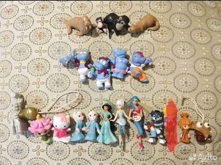 Игрушки из киндер сюрприза 90-х и 2000-х