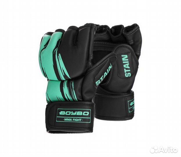 Перчатки MMA BoyBo Stain BGM311Flex голубой XL