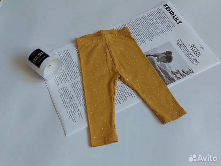 Леггинсы hm для девочки 68 новые