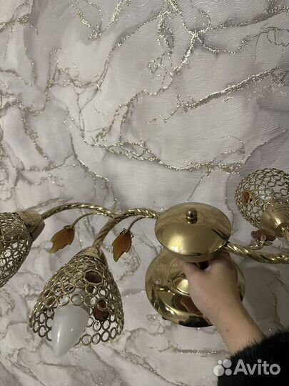 Люстра потолочная бу